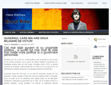 Tablet Screenshot of blog.ziarulviitor.ro